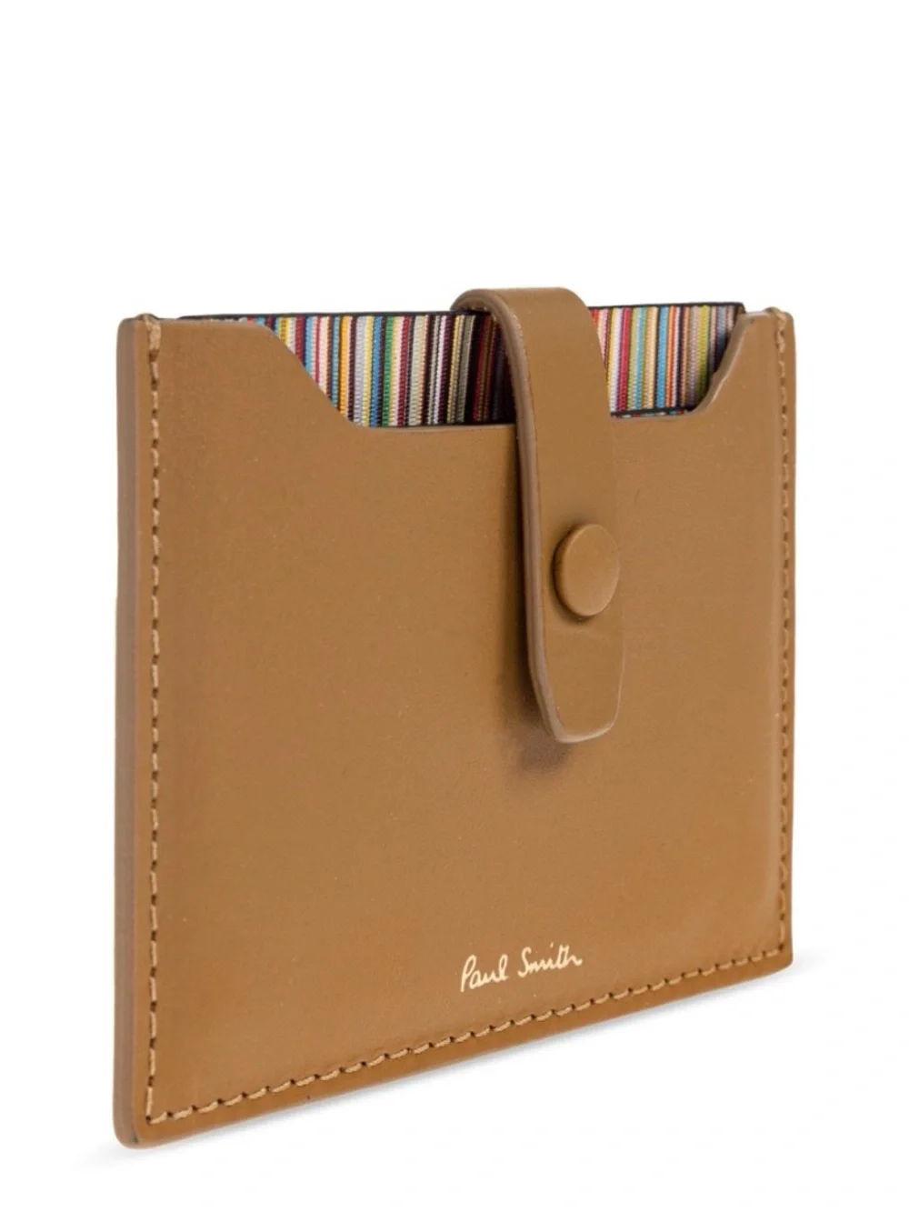 Paul Smith Leather Credit card Holder With ‘Signature Stripe’ Pull Out